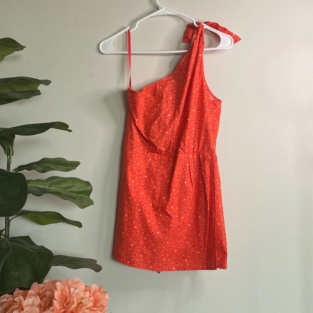 Urban Outfitters One Shoulder Romper with Skort